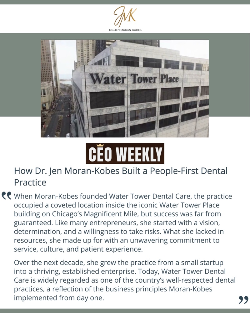 CEO Weekly feature featuring Dr. Jen Moran