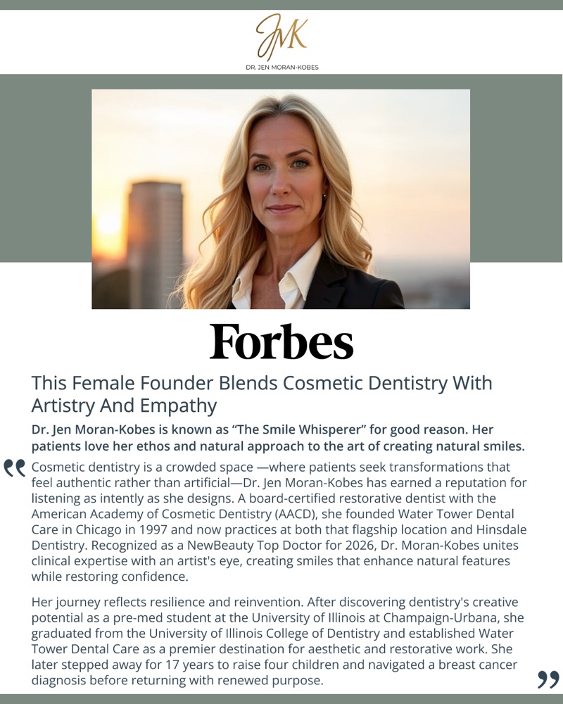 Forbes feature featuring Dr. Jen Moran