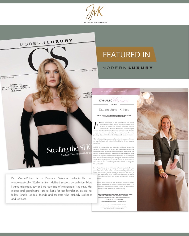 Modern Luxury feature featuring Dr. Jen Moran