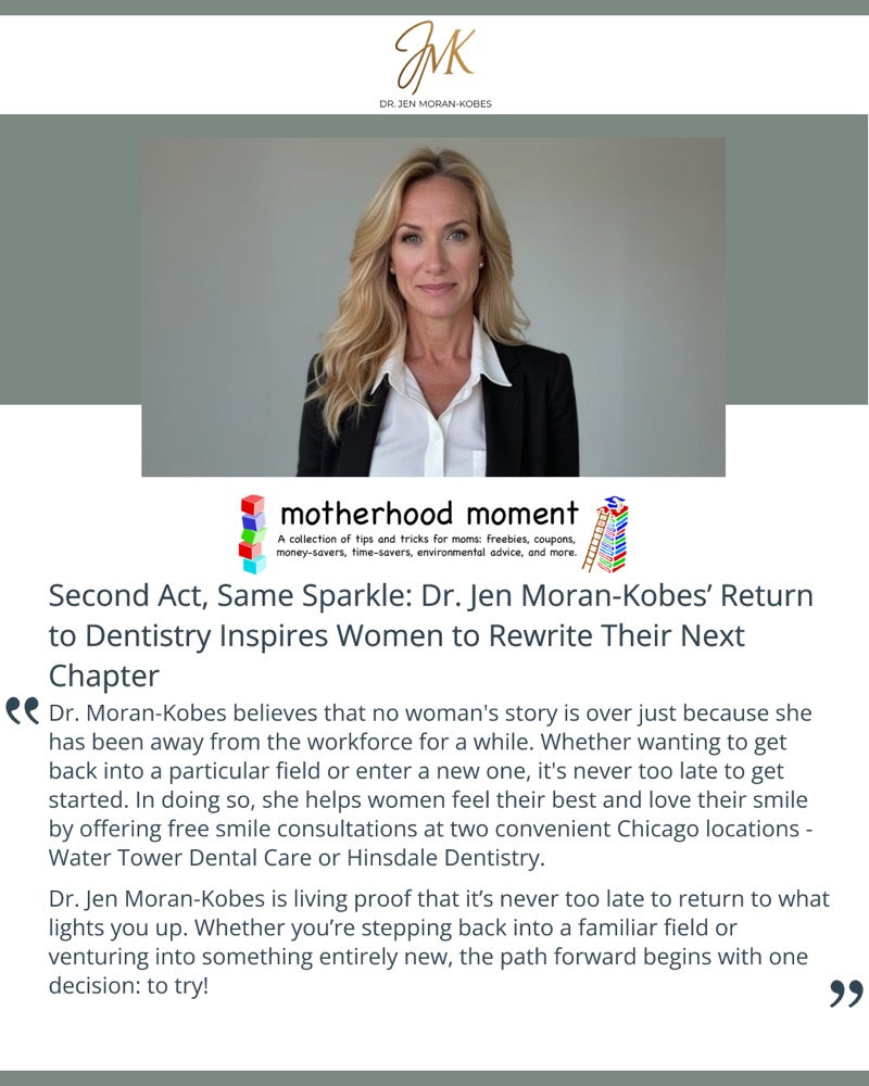 Motherhood Moments feature featuring Dr. Jen Moran